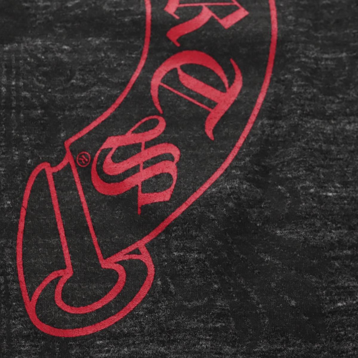 Chrome Hearts Horseshoe V neck Short sleeved T-shirt Polyester Gray Auth 140403M