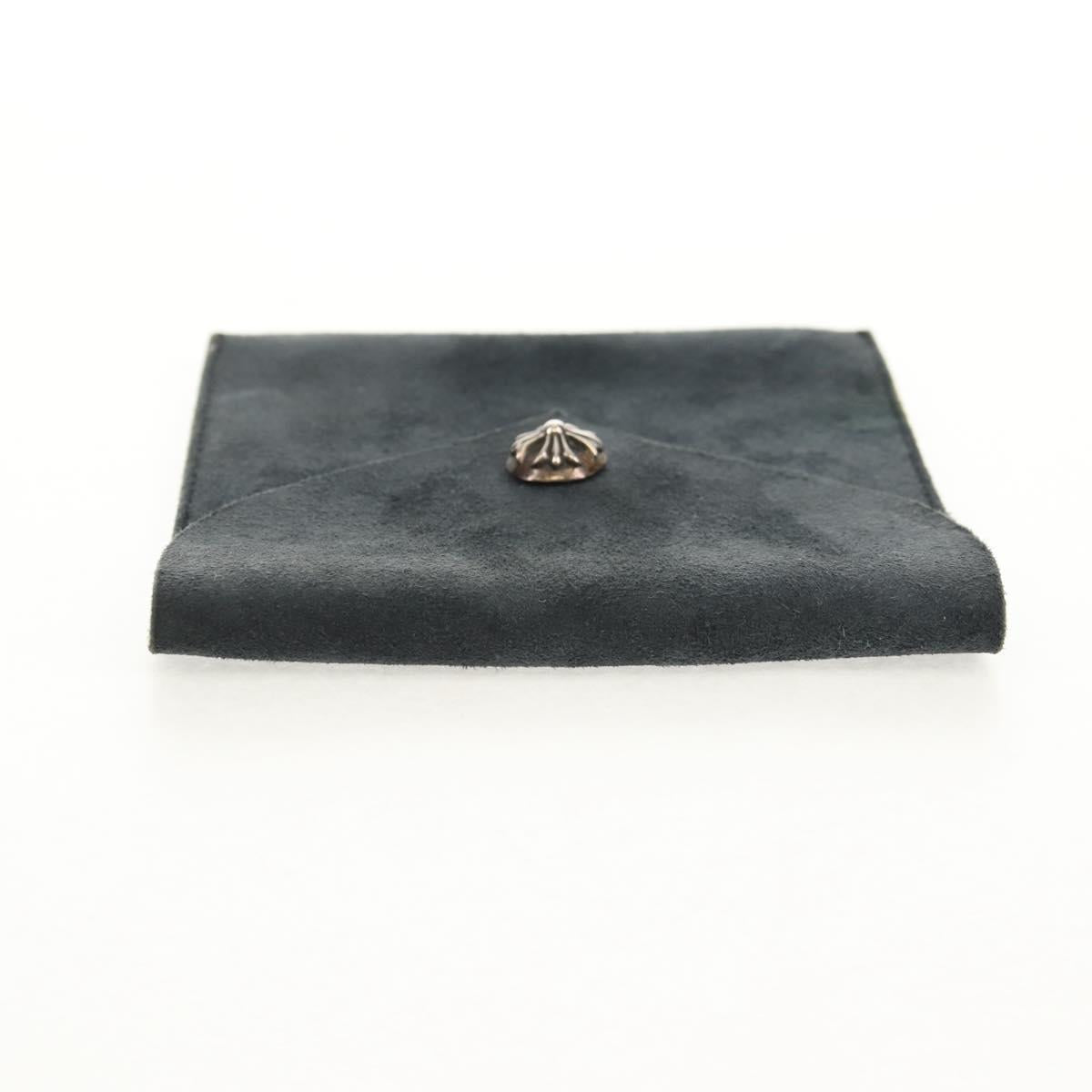 Chrome Hearts Pouch Suede Gray Auth 140404M