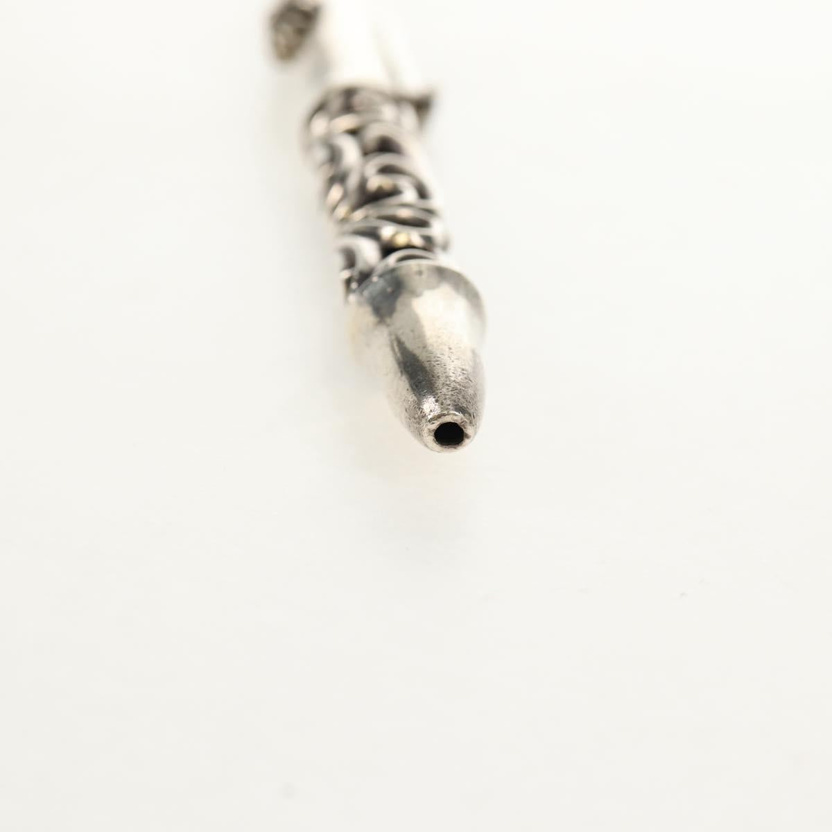 Chrome Hearts 4COLOR PEN FILIGREE CH PLUS Ballpoint Ag925 Silver Auth 140406M
