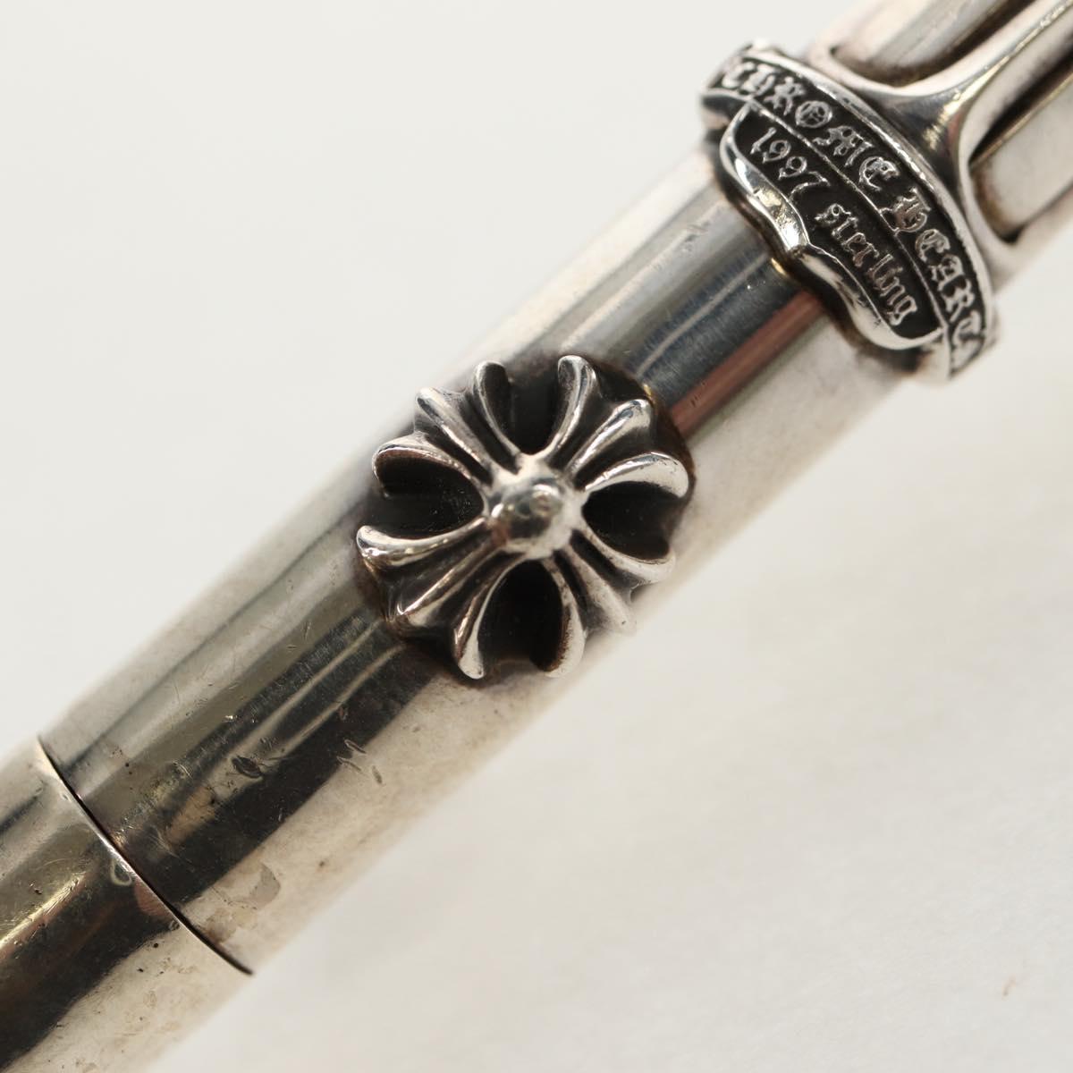 Chrome Hearts 4COLOR PEN FILIGREE CH PLUS Ballpoint Ag925 Silver Auth 140406M