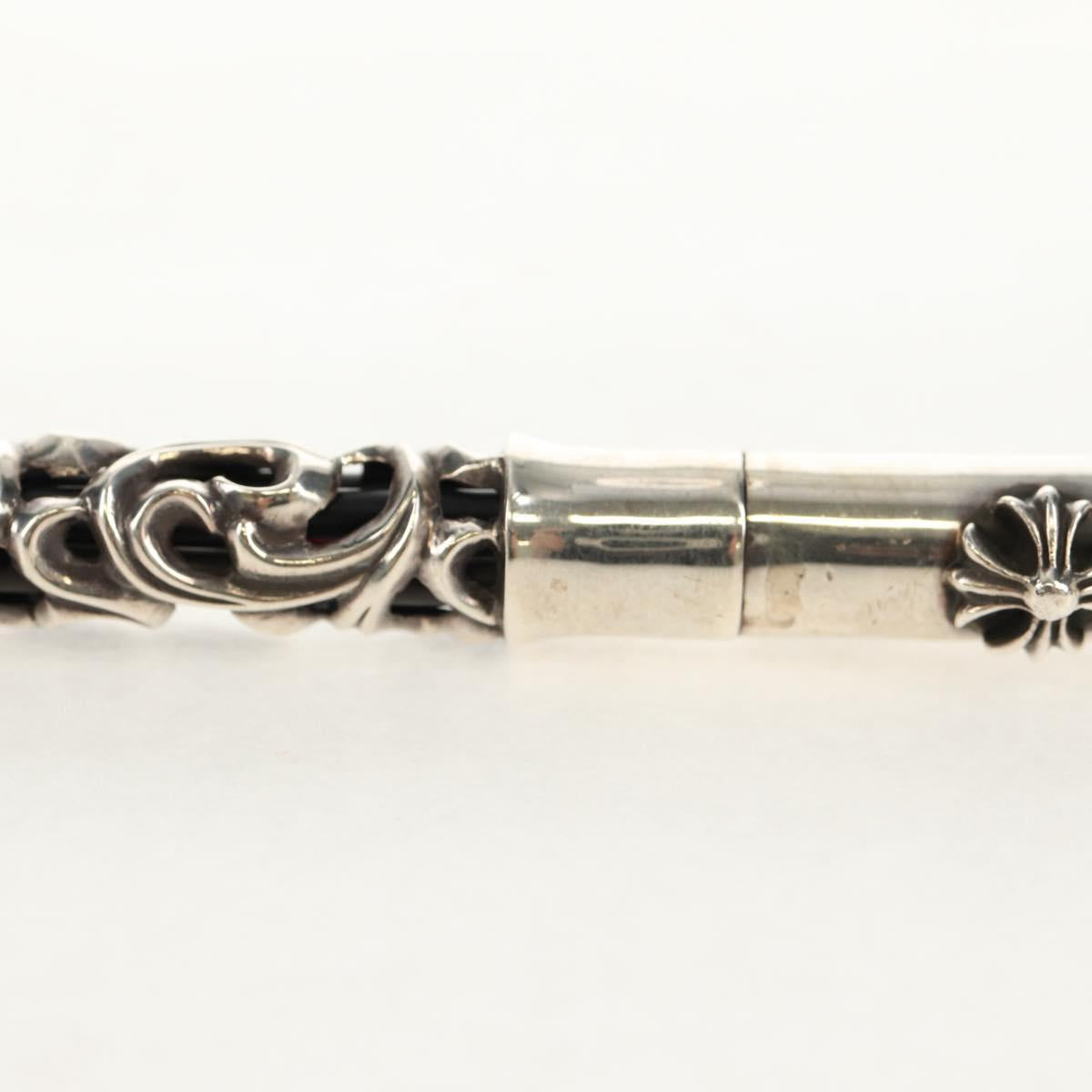 Chrome Hearts 4COLOR PEN FILIGREE CH PLUS Ballpoint Ag925 Silver Auth 140406M