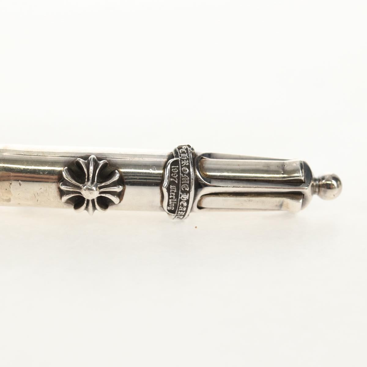 Chrome Hearts 4COLOR PEN FILIGREE CH PLUS Ballpoint Ag925 Silver Auth 140406M