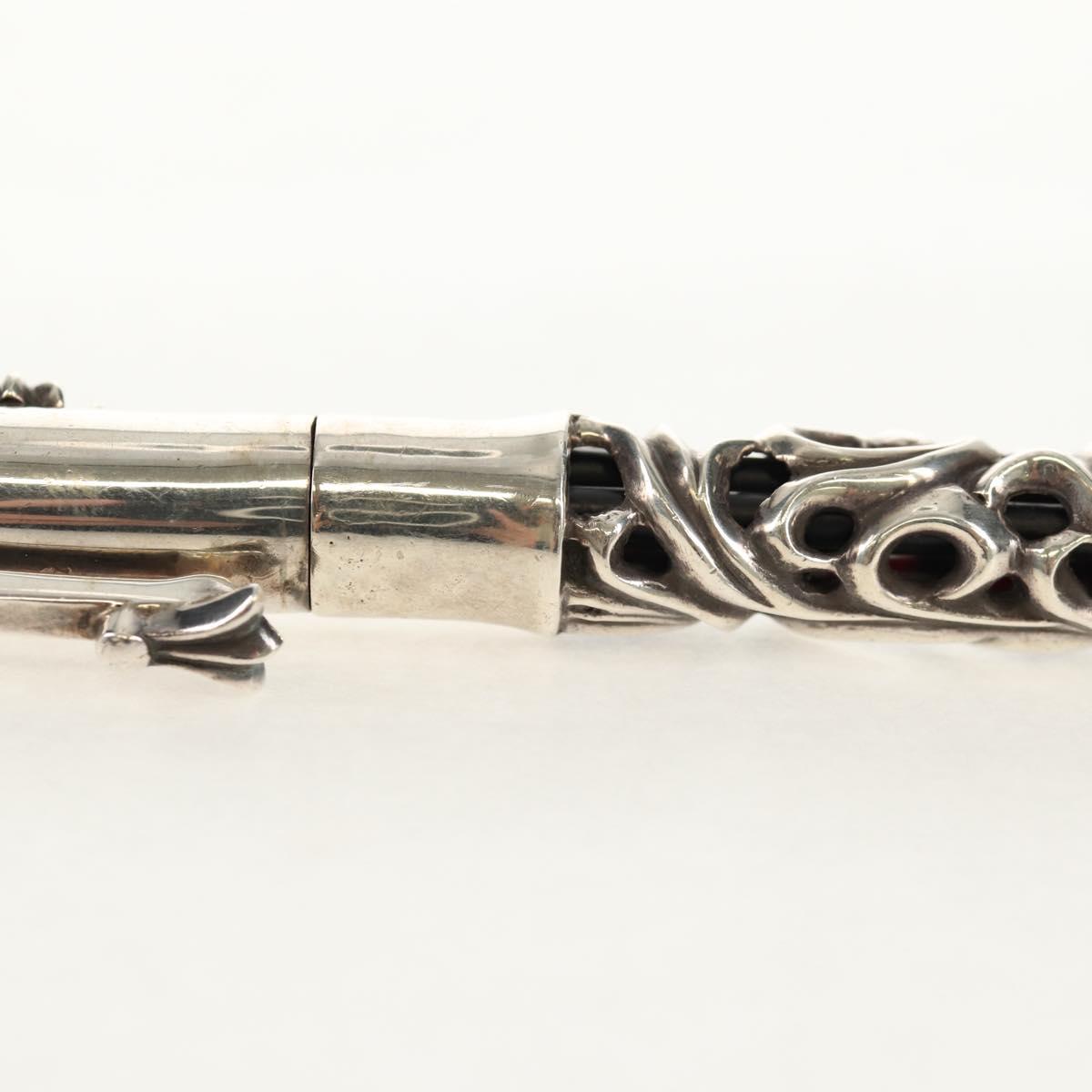 Chrome Hearts 4COLOR PEN FILIGREE CH PLUS Ballpoint Ag925 Silver Auth 140406M