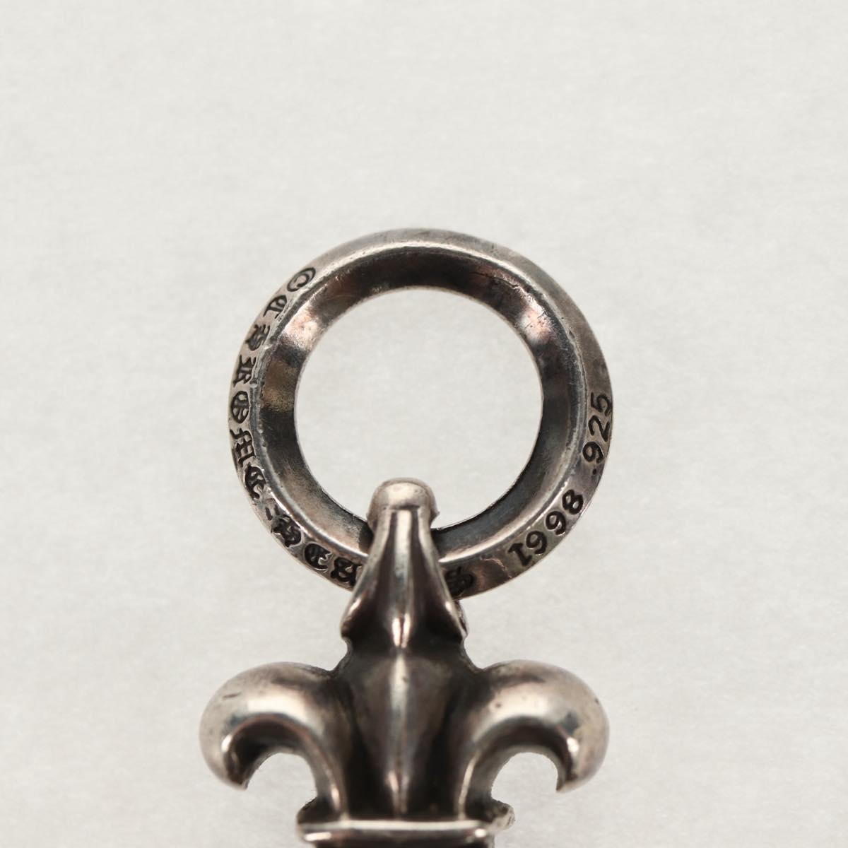 Chrome Hearts BS Flare Pendant Top Ag925 Silver Auth 140410M