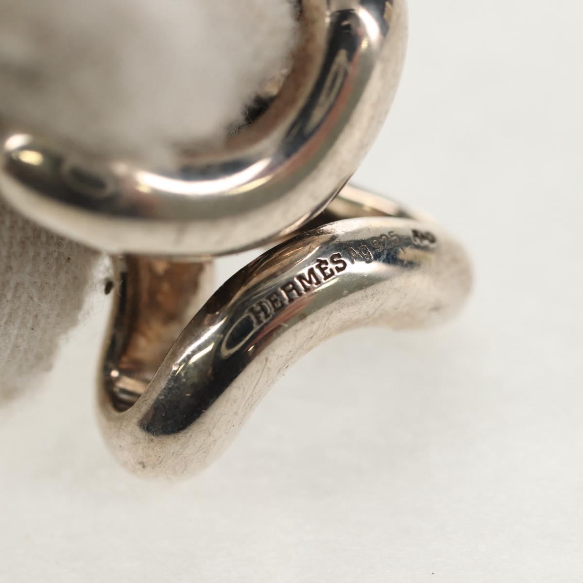 HERMES Lima Necklace Ag925 Silver Auth 140415M