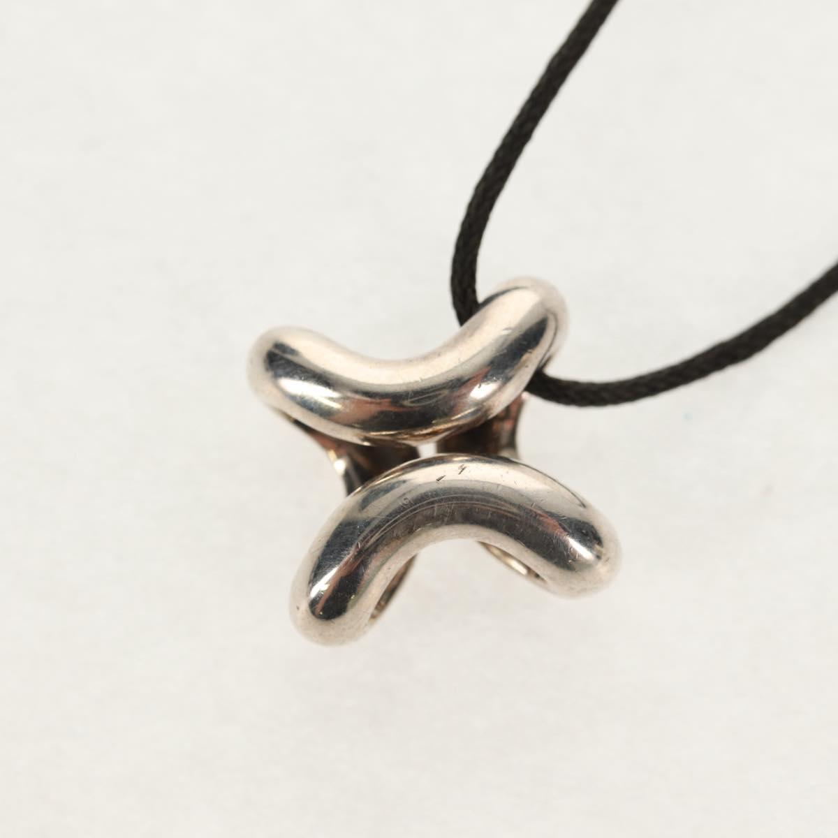 HERMES Lima Necklace Ag925 Silver Auth 140415M