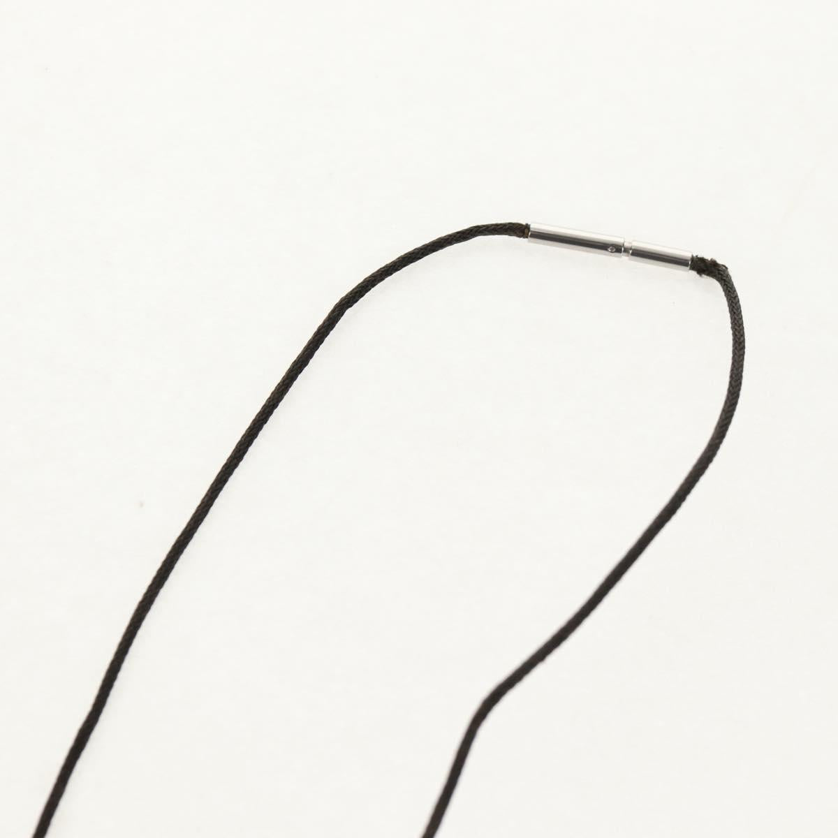 HERMES Lima Necklace Ag925 Silver Auth 140415M