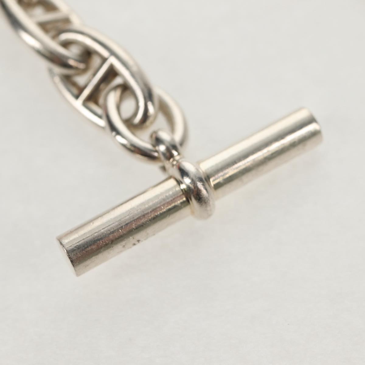 HERMES Chaine D'Ancre GM Bracelet Ag925 12 Links Silver Auth 140416SM