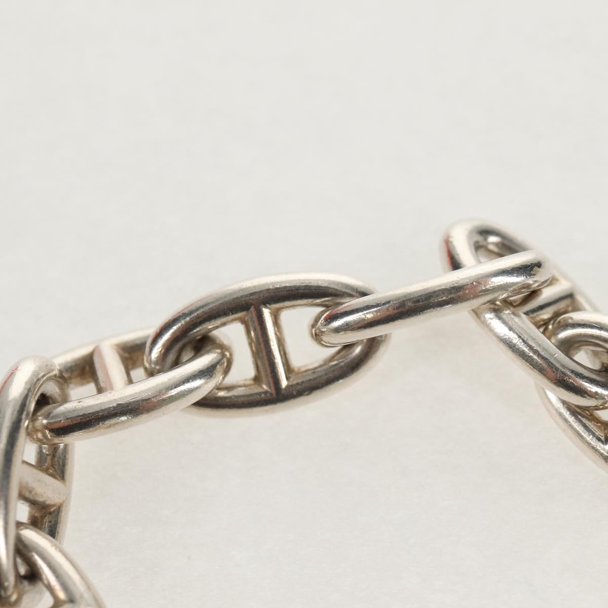 HERMES Chaine D'Ancre GM Bracelet Ag925 12 Links Silver Auth 140416M