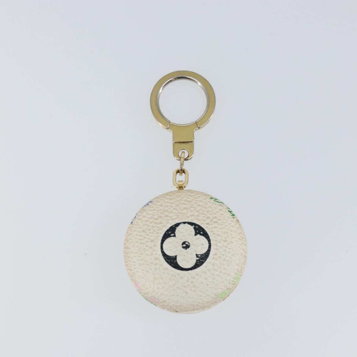 LOUIS VUITTON Monogram Multicolor Astropill Charm White M51911 LV Auth 140420