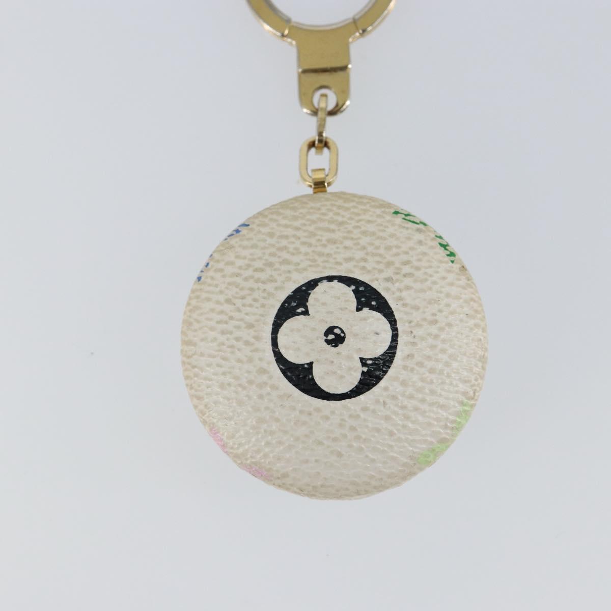 LOUIS VUITTON Monogram Multicolor Astropill Charm White M51911 LV Auth 140420