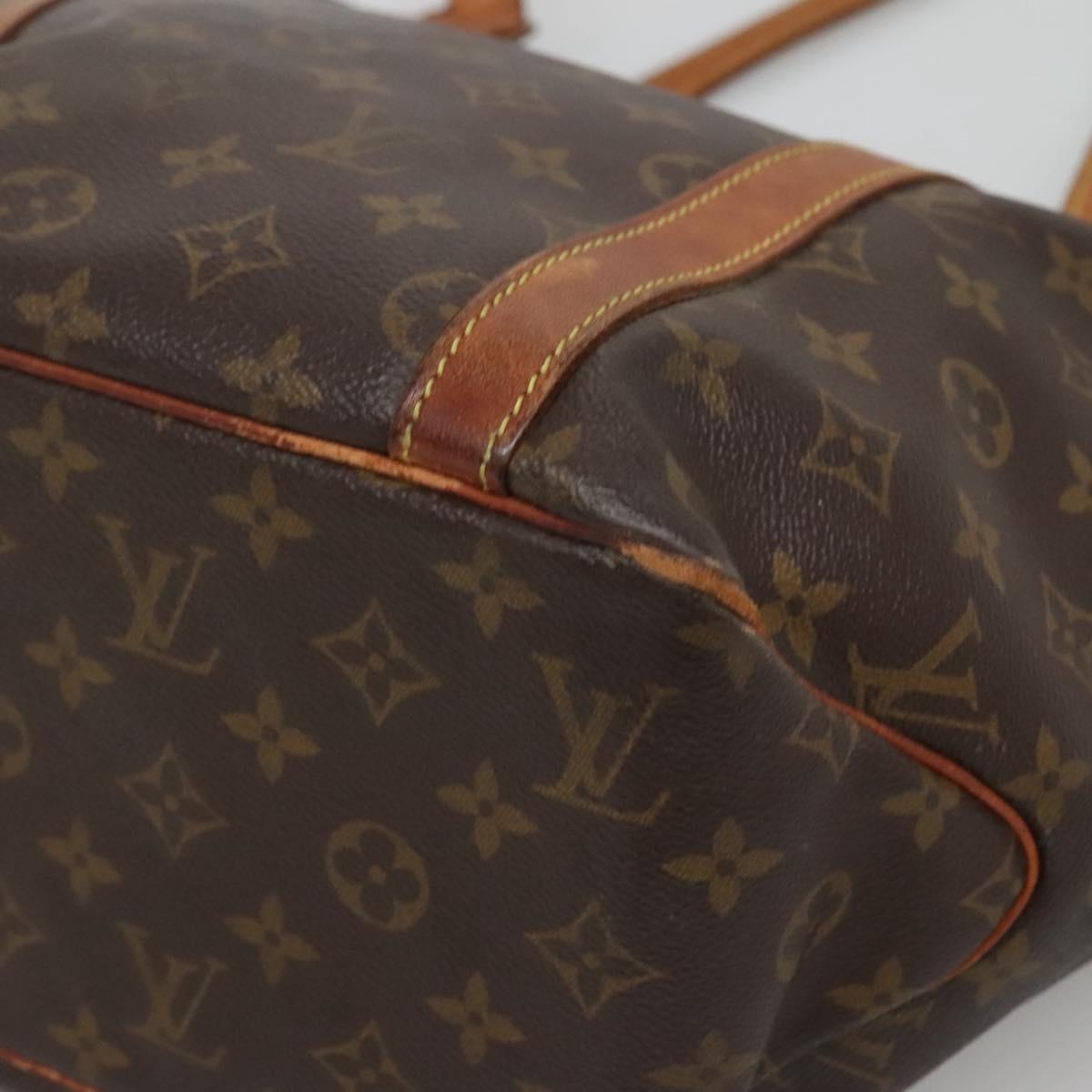 LOUIS VUITTON Monogram Sac Shopping Tote Bag M51108 LV Auth 140435