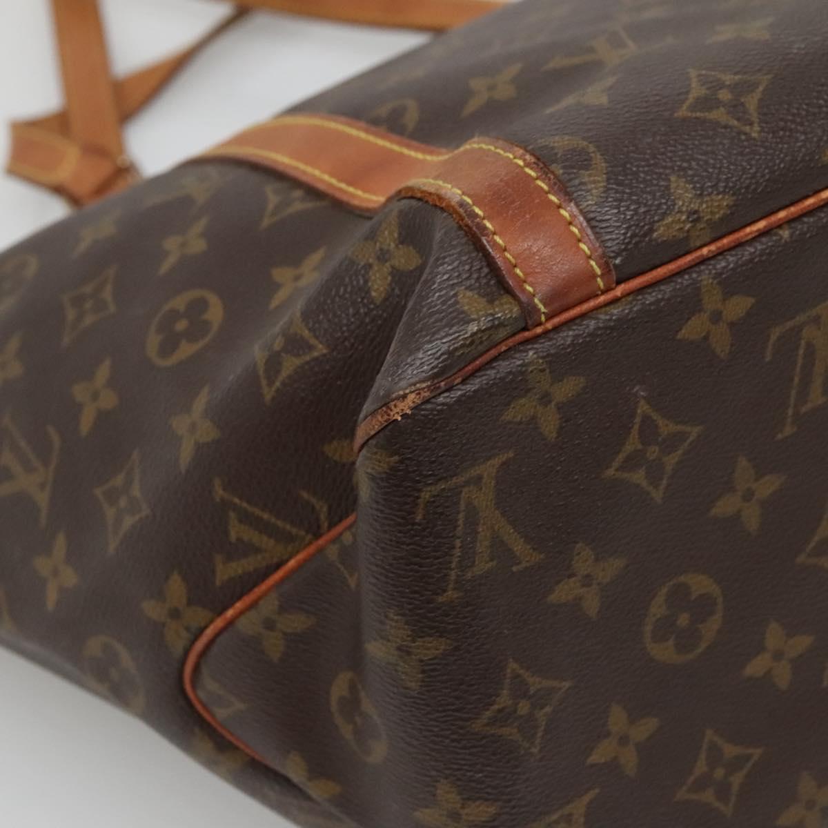 LOUIS VUITTON Monogram Sac Shopping Tote Bag M51108 LV Auth 140435
