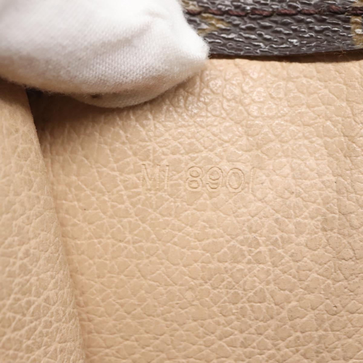 LOUIS VUITTON Monogram Sac Plat Hand Bag M51140 LV Auth 140438