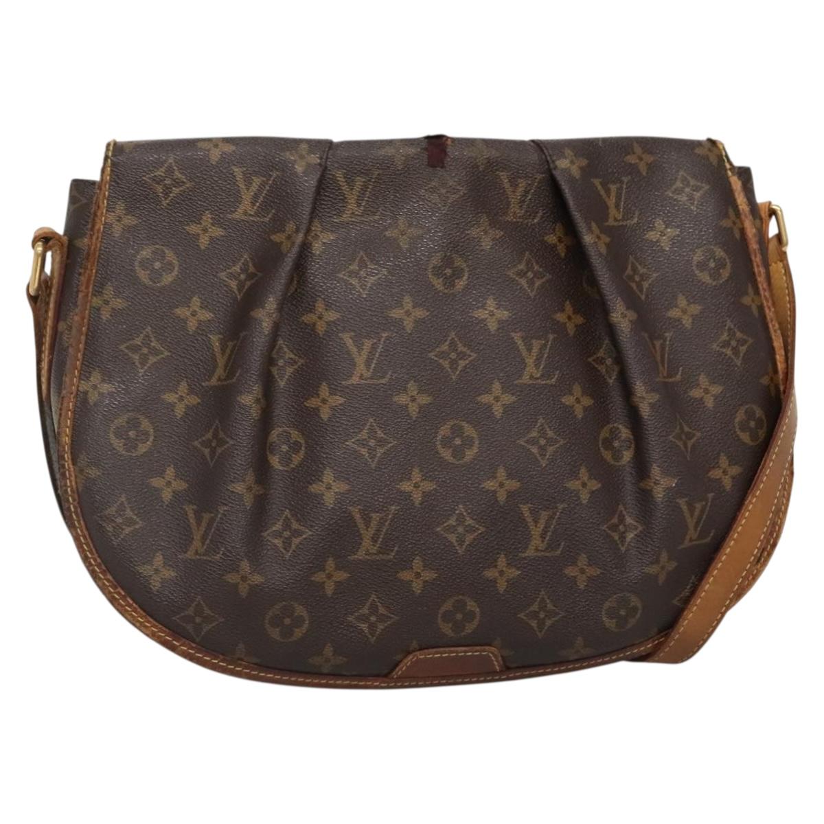 LOUIS VUITTON Monogram Menilmontant MM Shoulder Bag M40473 LV Auth 140440