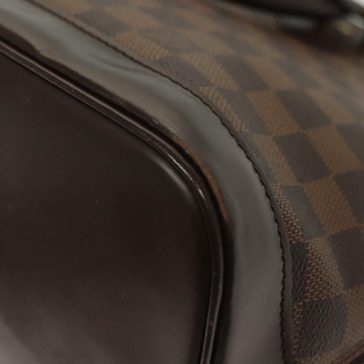 LOUIS VUITTON Damier Ebene Alma Hand Bag N51131 LV Auth 140459