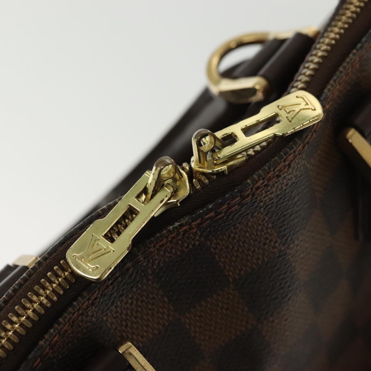 LOUIS VUITTON Damier Ebene Alma Hand Bag N51131 LV Auth 140459