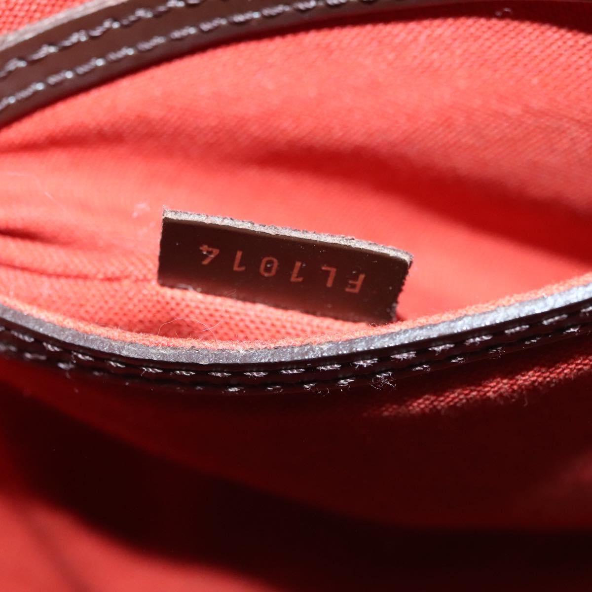 LOUIS VUITTON Damier Ebene Alma Hand Bag N51131 LV Auth 140459