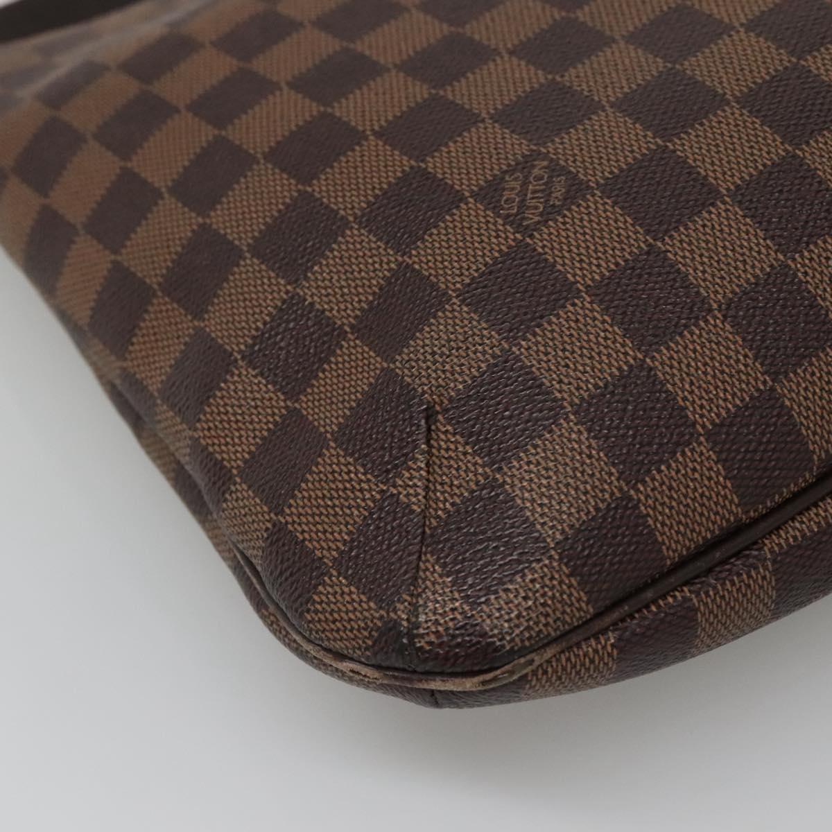 LOUIS VUITTON Damier Ebene Bloomsbury PM Shoulder Bag N42251 LV Auth 140460