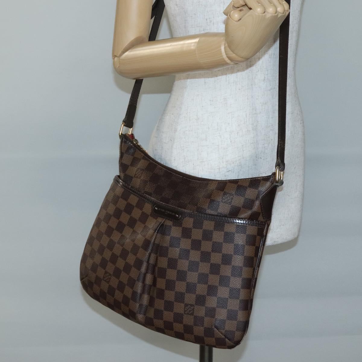 LOUIS VUITTON Damier Ebene Bloomsbury PM Shoulder Bag N42251 LV Auth 140460