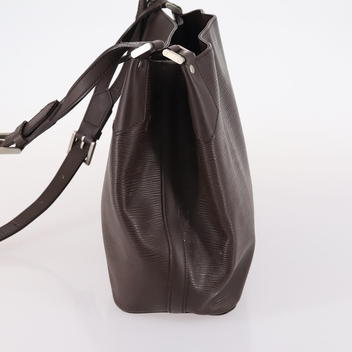 LOUIS VUITTON Epi Mandala MM Shoulder Bag Mocha M5889D LV Auth 140461