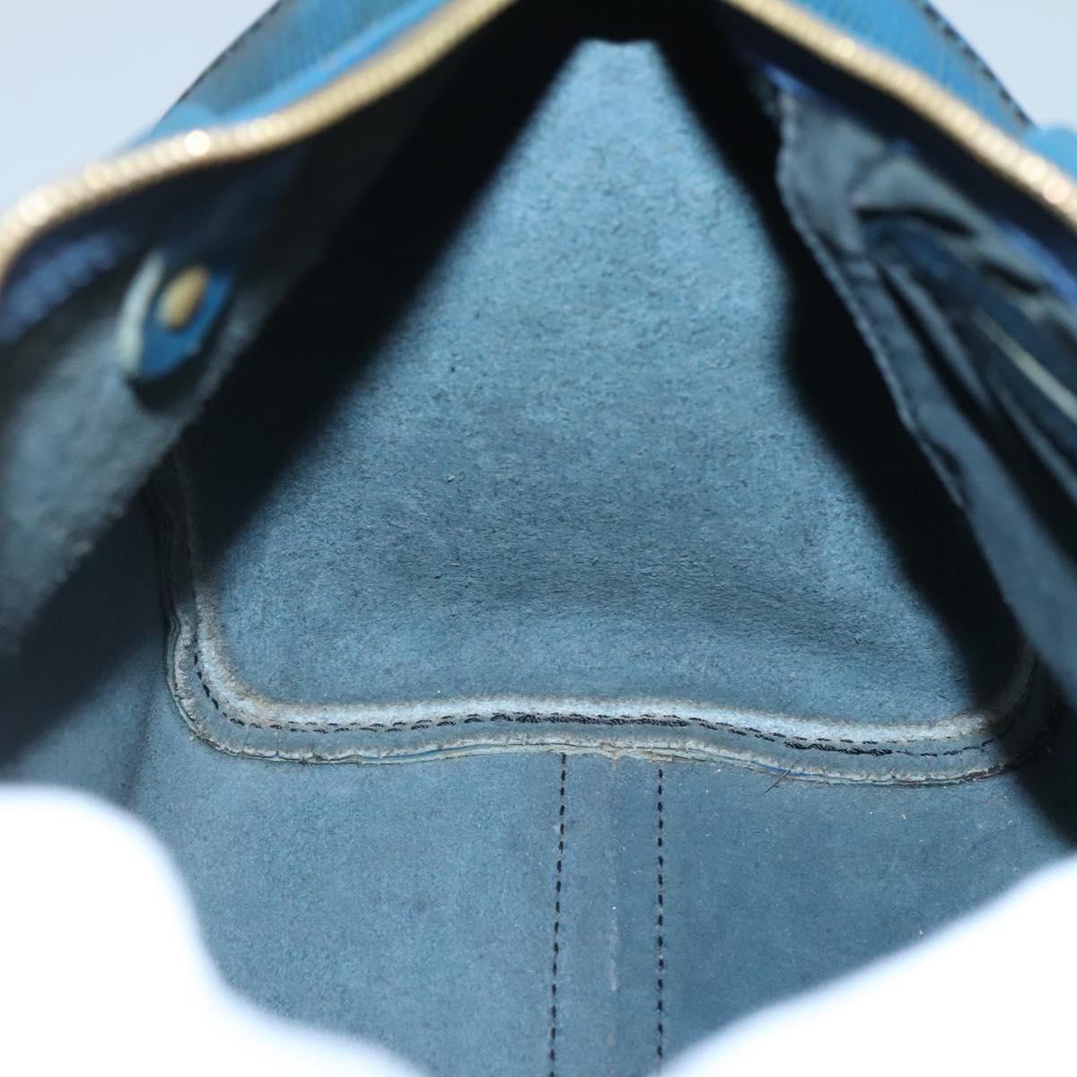 LOUIS VUITTON Epi Speedy 25 Hand Bag Toledo Blue M43015 LV Auth 140464