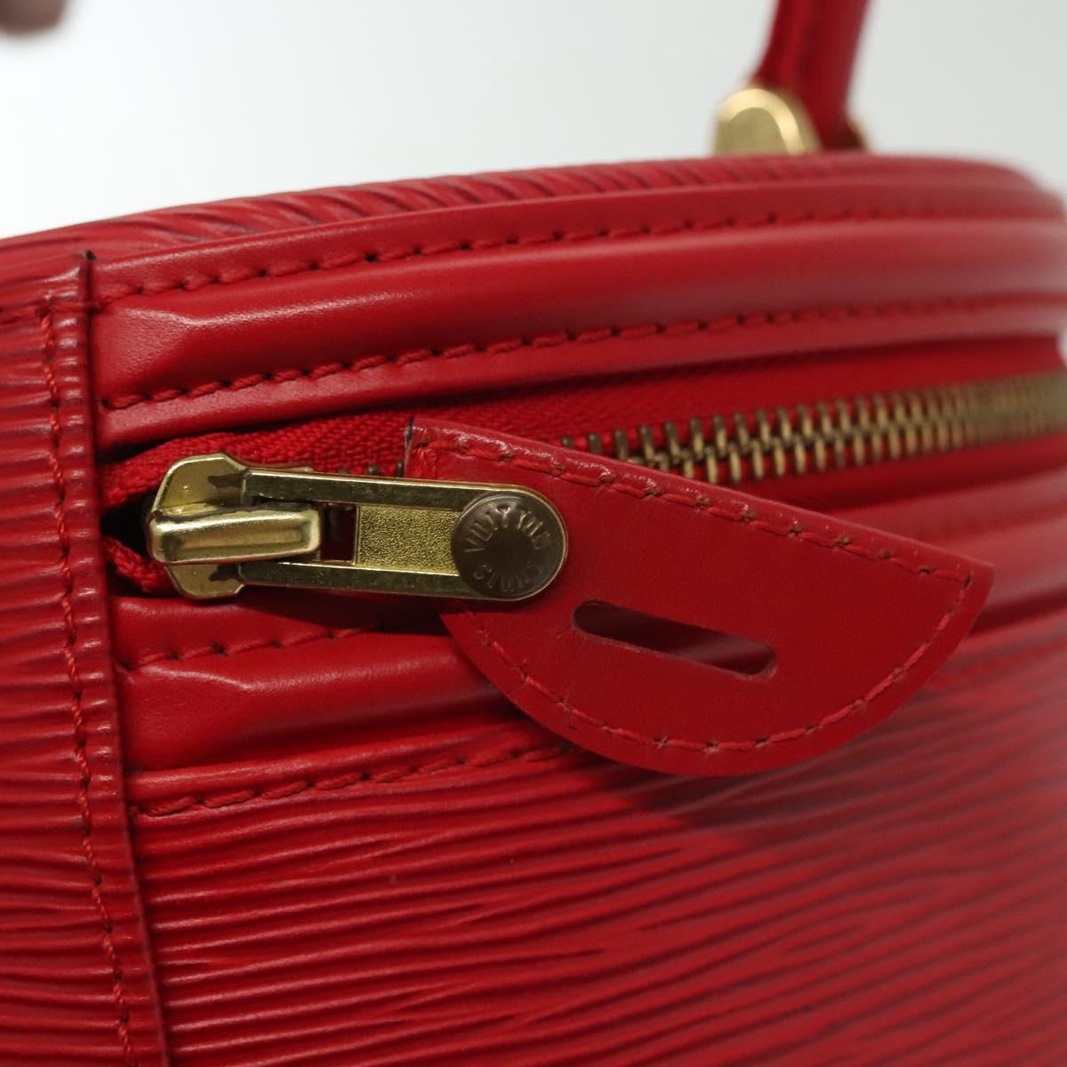 LOUIS VUITTON Epi Cannes Hand Bag Red M48037 LV Auth 140465