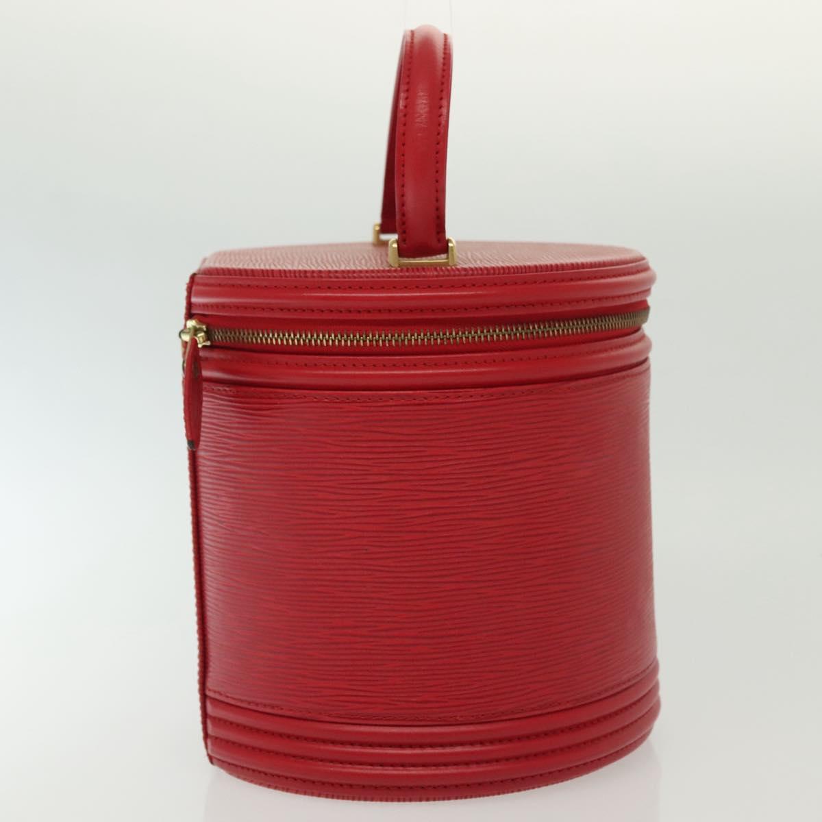 LOUIS VUITTON Epi Cannes Hand Bag Red M48037 LV Auth 140465