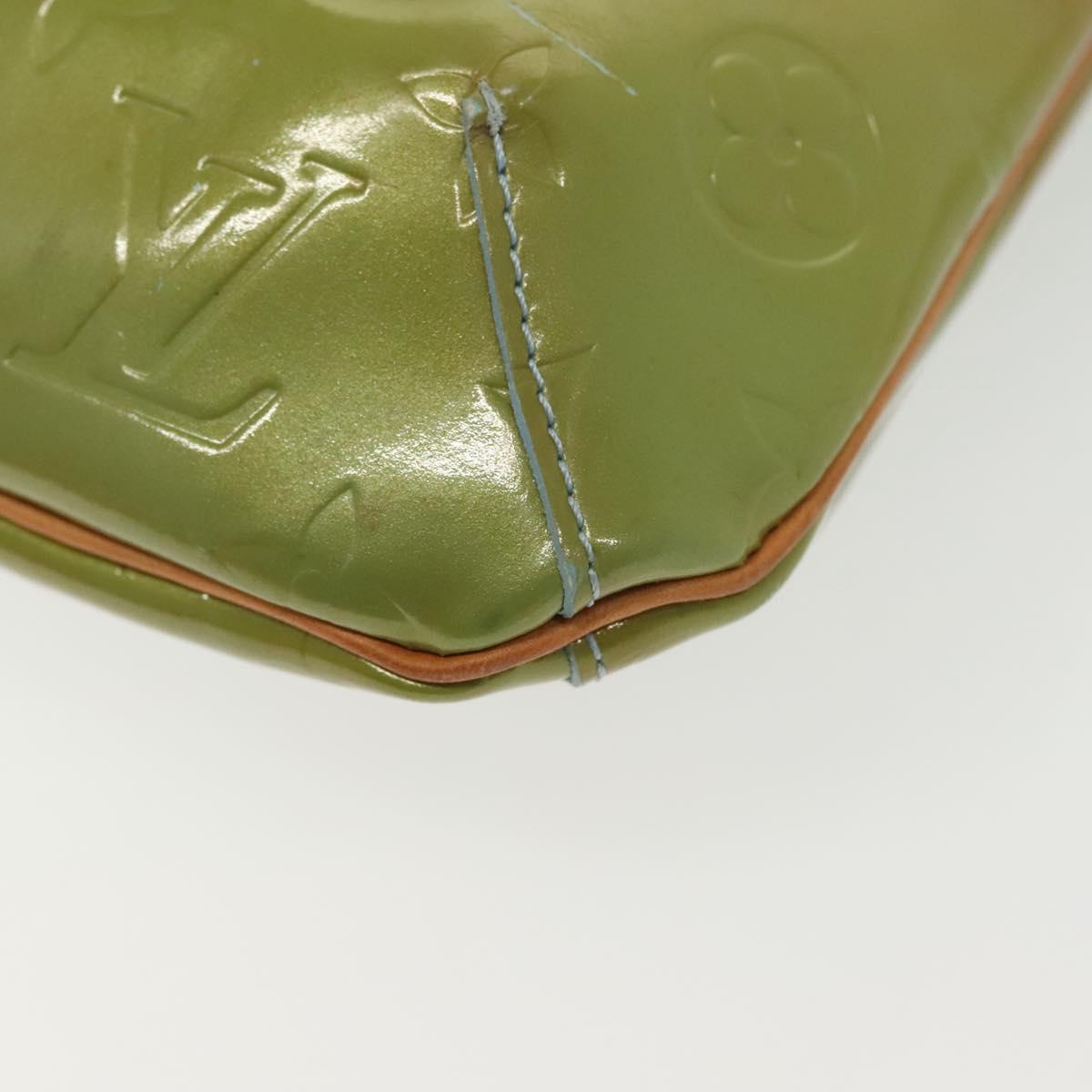 LOUIS VUITTON Monogram Vernis Thompson Street Bag Baby Blue M91009 Auth 140467