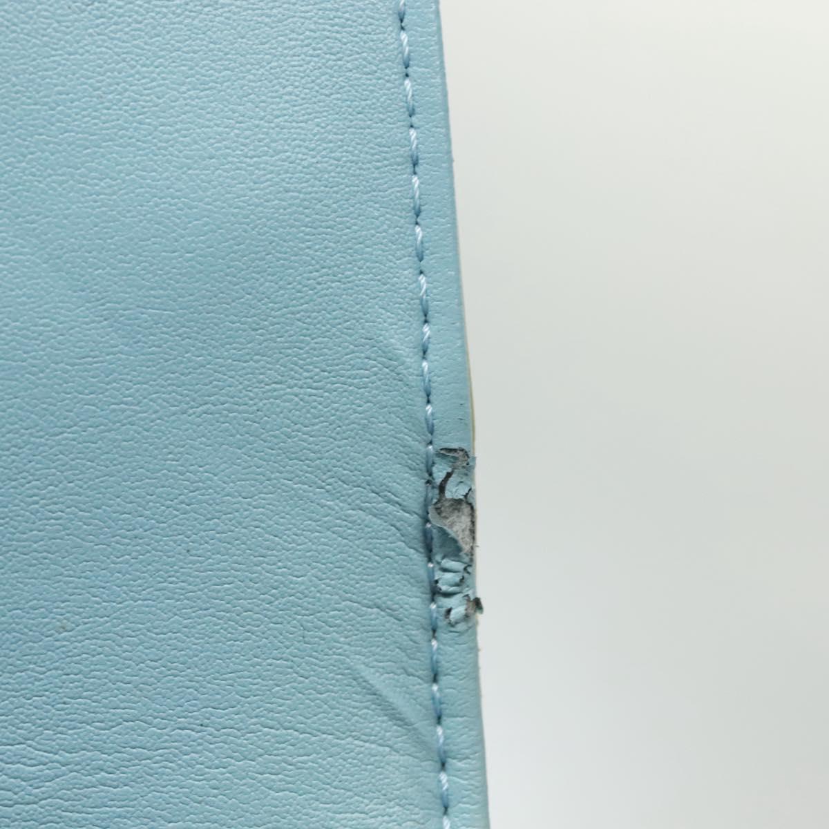 LOUIS VUITTON Monogram Vernis Thompson Street Bag Baby Blue M91009 Auth 140467