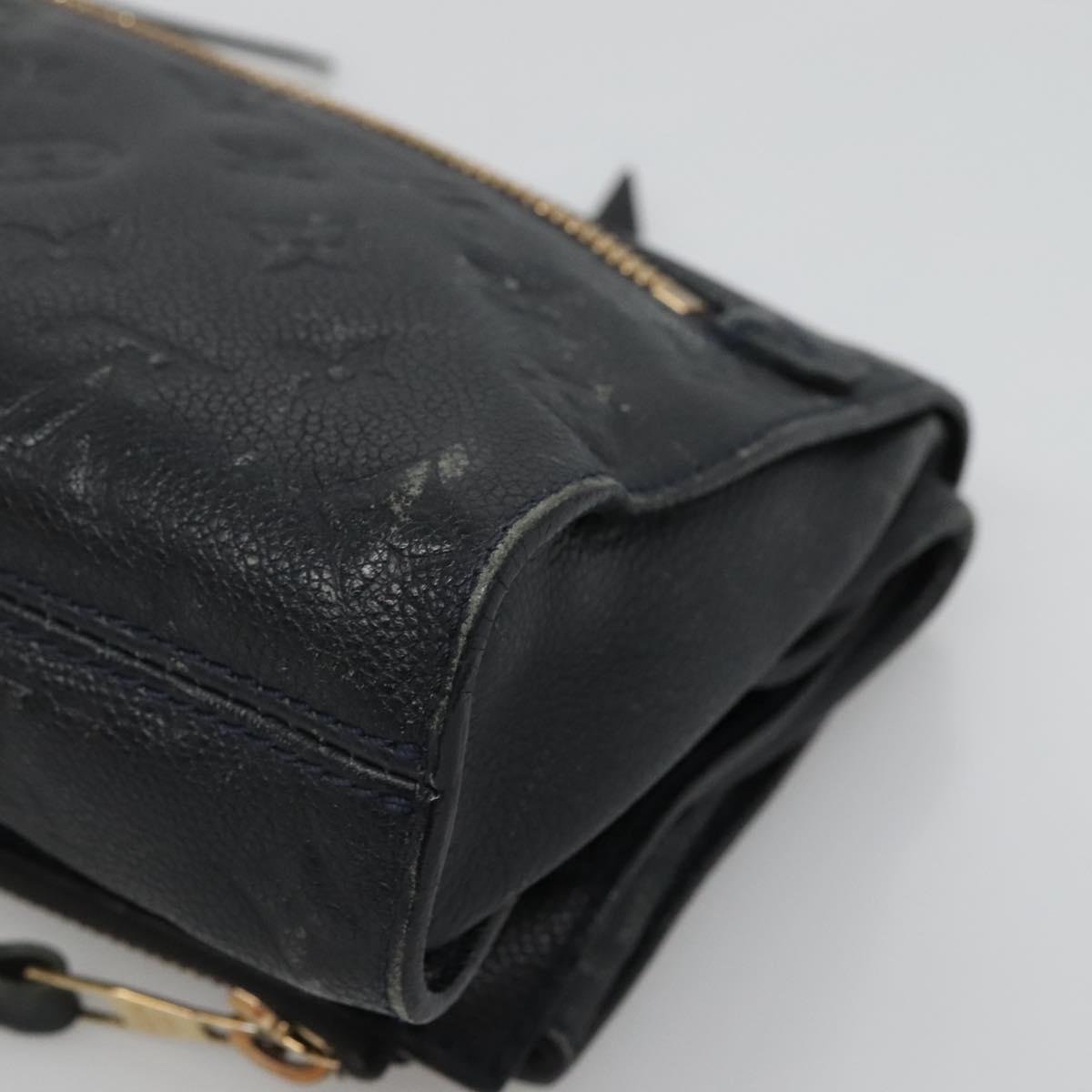 LOUIS VUITTON Monogram Empreinte Pettyant Clutch Bag Anfini M93425 Auth 140503