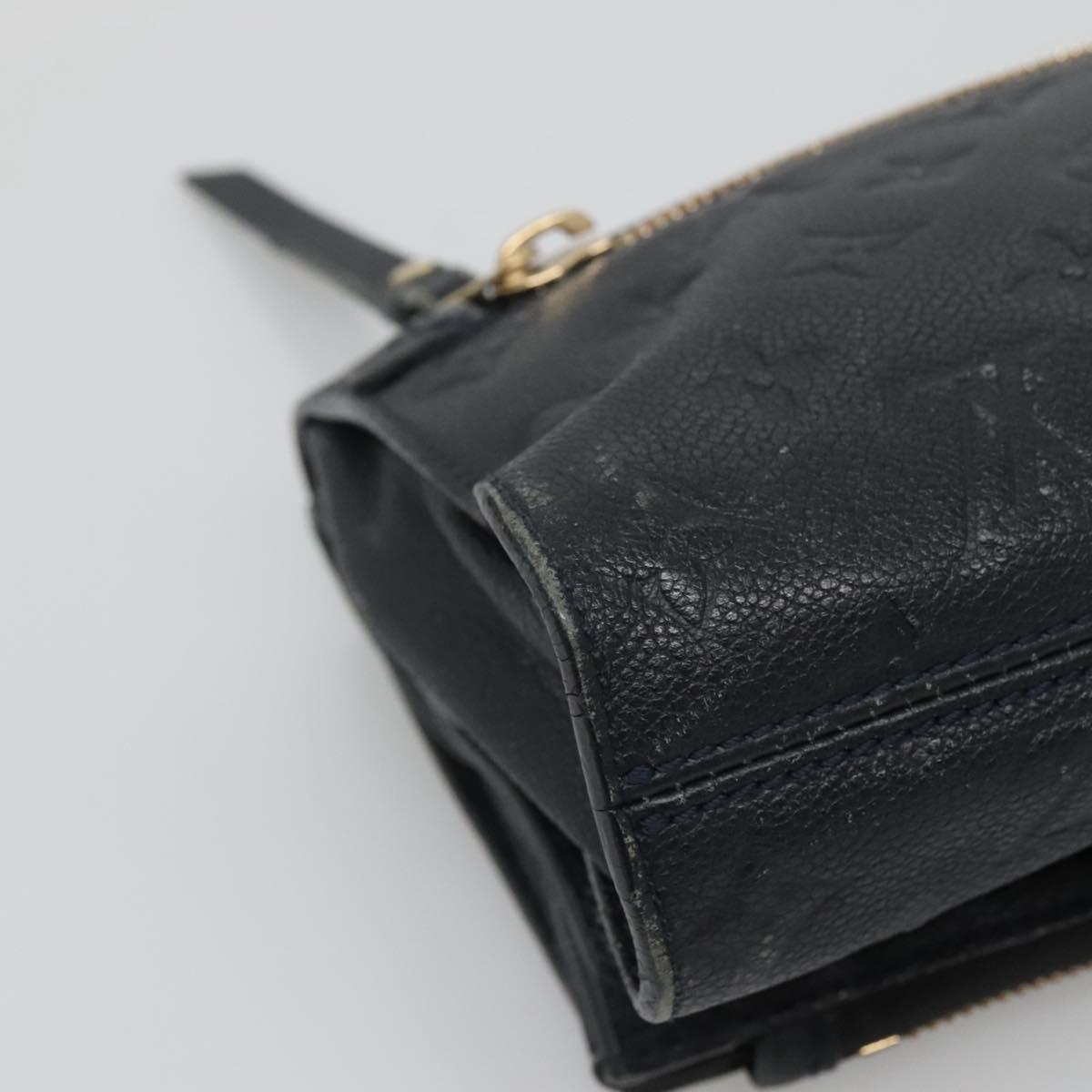 LOUIS VUITTON Monogram Empreinte Pettyant Clutch Bag Anfini M93425 Auth 140503