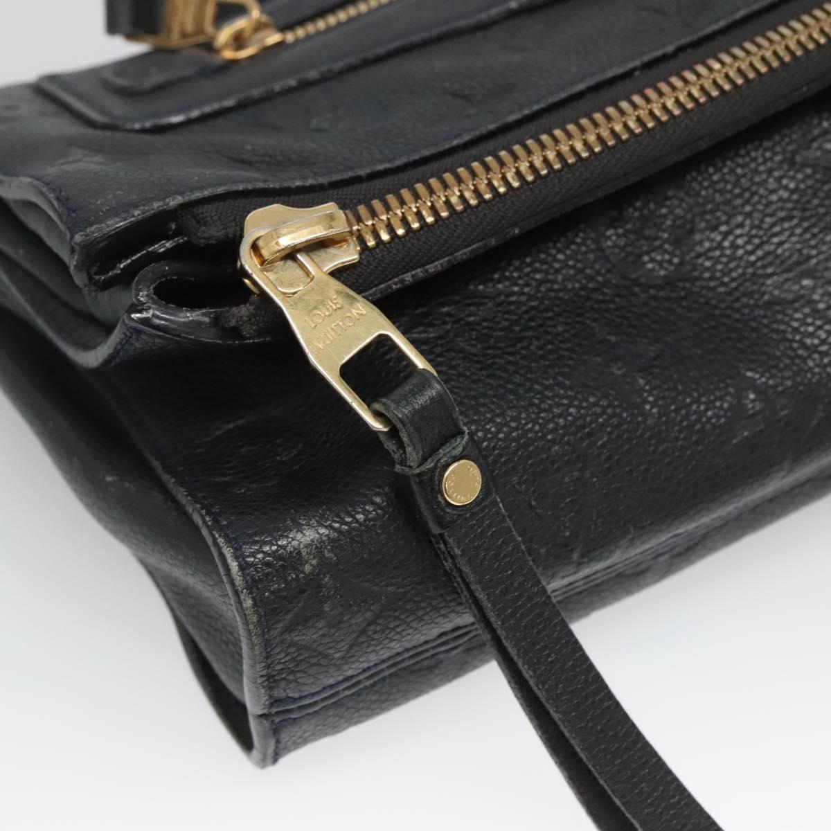 LOUIS VUITTON Monogram Empreinte Pettyant Clutch Bag Anfini M93425 Auth 140503