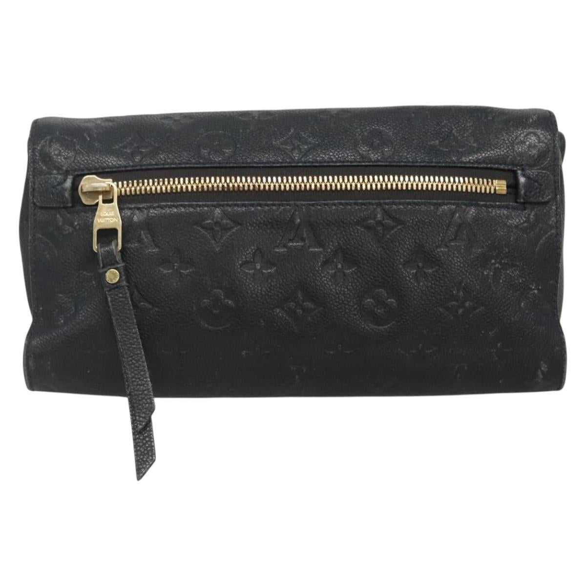 LOUIS VUITTON Monogram Empreinte Pettyant Clutch Bag Anfini M93425 Auth 140503