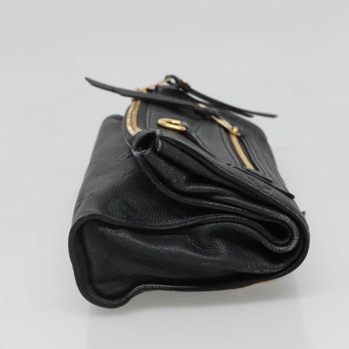LOUIS VUITTON Monogram Empreinte Pettyant Clutch Bag Anfini M93425 Auth 140503