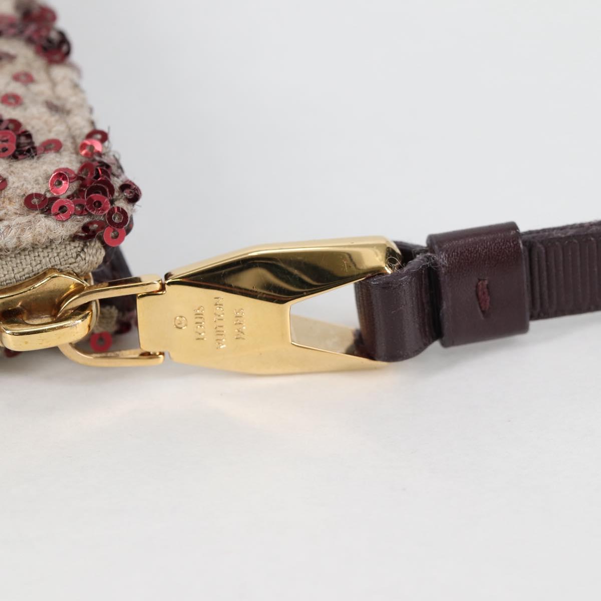 LOUIS VUITTON Monogram Sunshine Express Clutch Bag Bordeaux LV Auth 140504SAV