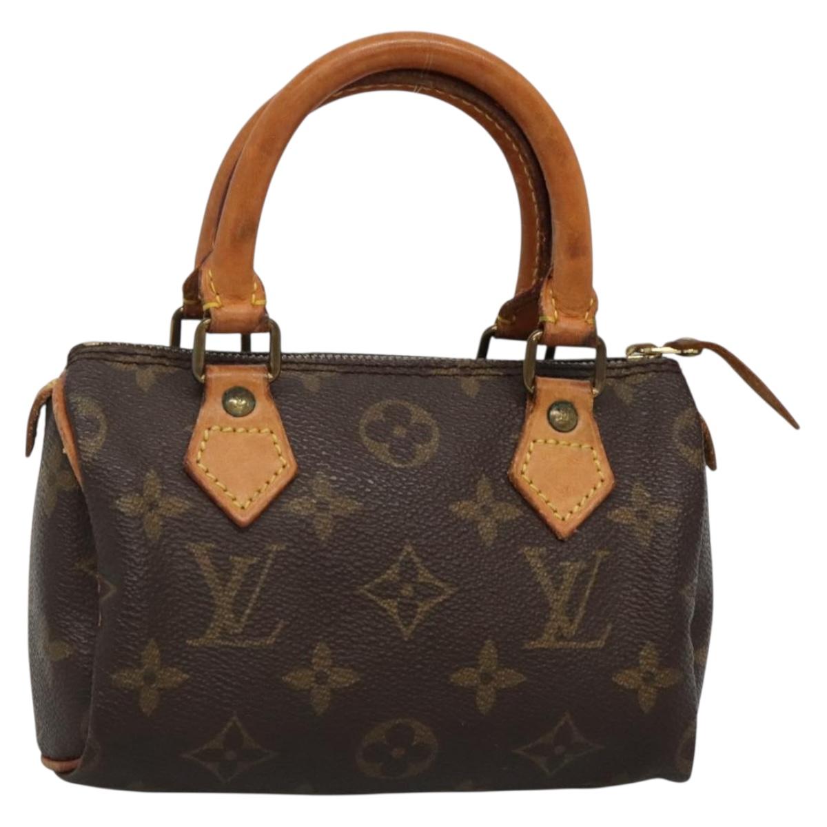 LOUIS VUITTON Monogram Mini Speedy Hand Bag M41534 LV Auth 140507