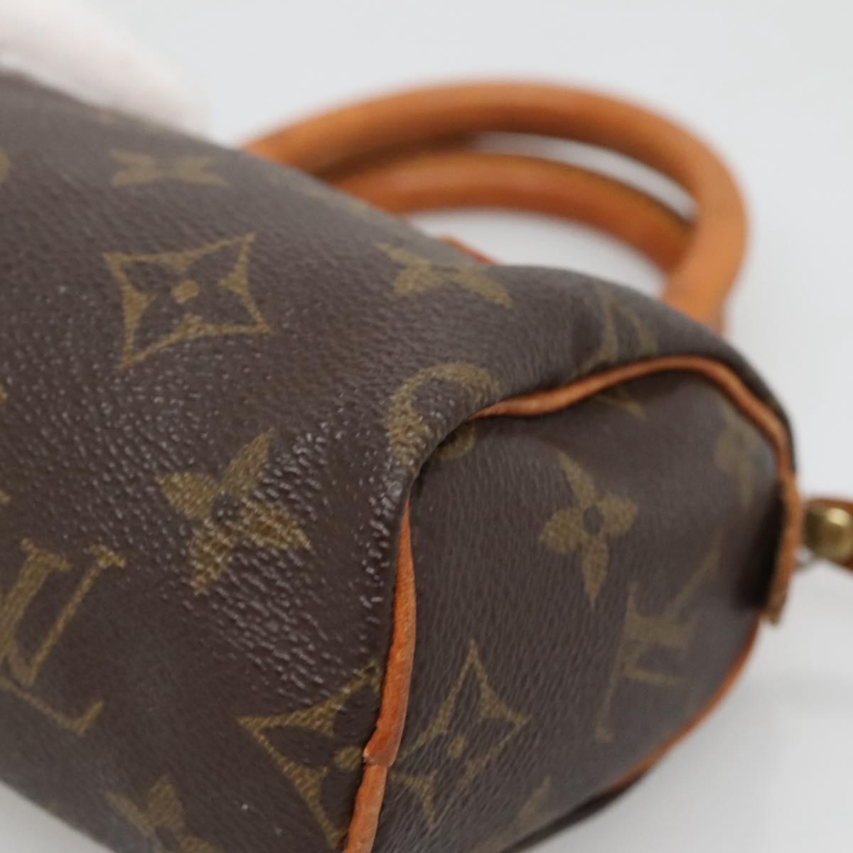 LOUIS VUITTON Monogram Mini Speedy Hand Bag M41534 LV Auth 140507