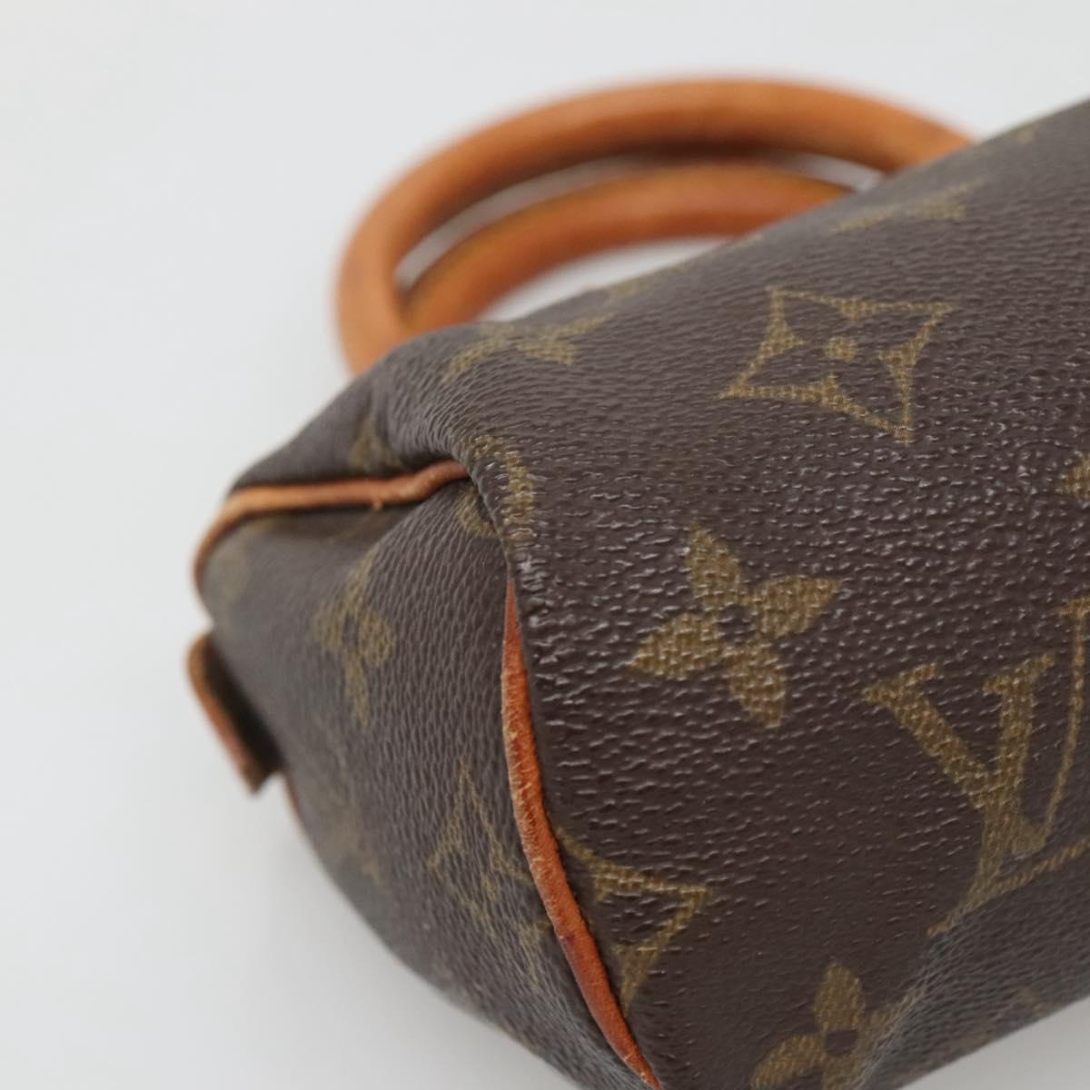 LOUIS VUITTON Monogram Mini Speedy Hand Bag M41534 LV Auth 140507