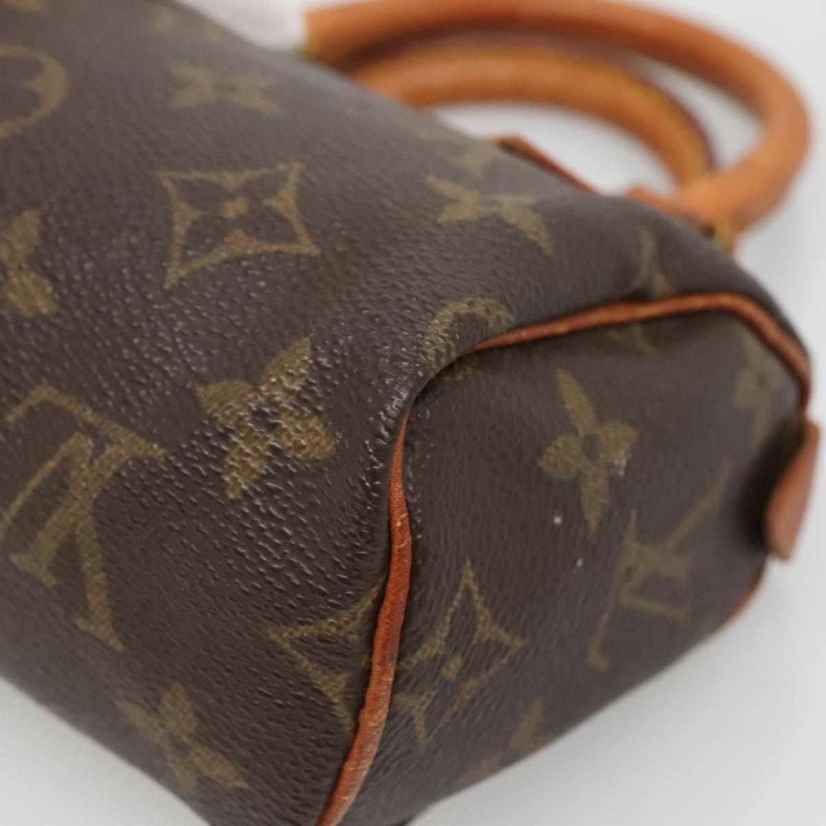 LOUIS VUITTON Monogram Mini Speedy Hand Bag M41534 LV Auth 140507