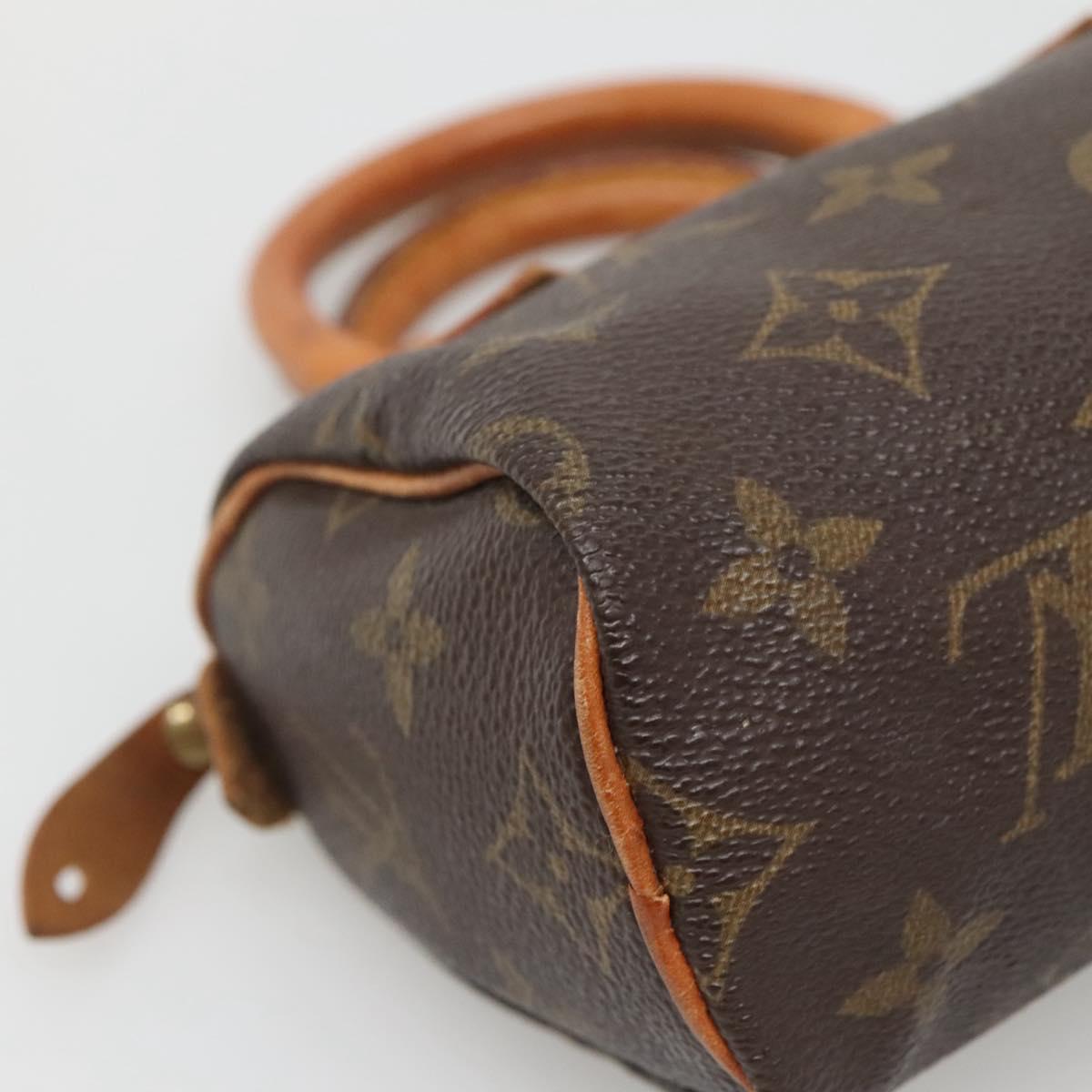LOUIS VUITTON Monogram Mini Speedy Hand Bag M41534 LV Auth 140507