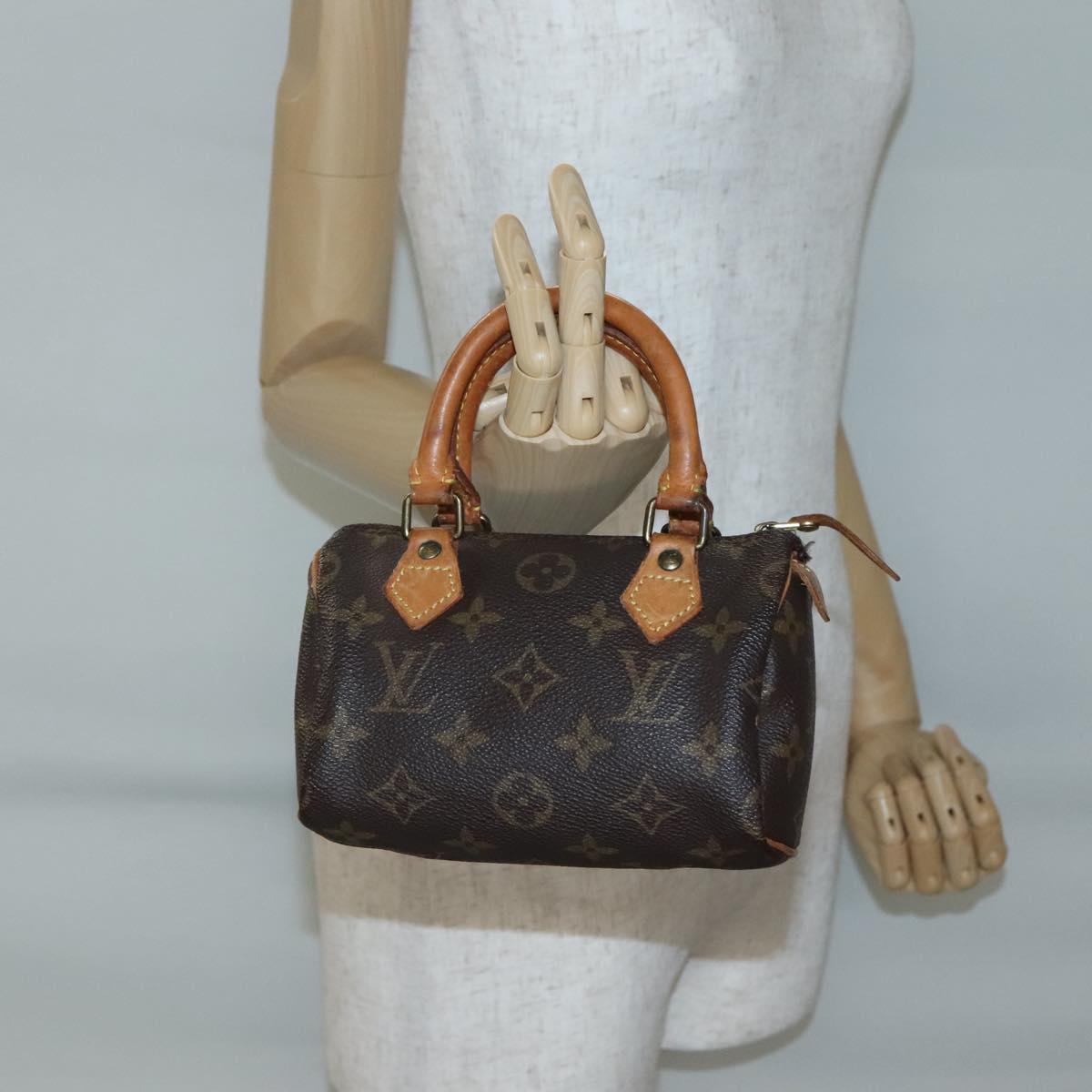 LOUIS VUITTON Monogram Mini Speedy Hand Bag M41534 LV Auth 140507