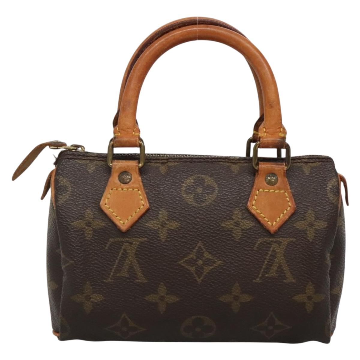 LOUIS VUITTON Monogram Mini Speedy Hand Bag M41534 LV Auth 140507