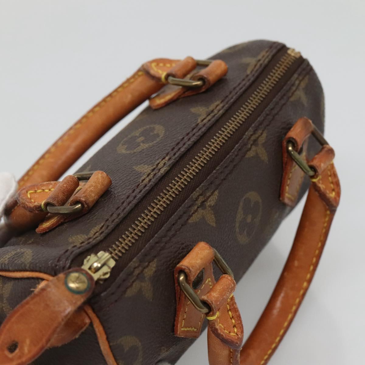 LOUIS VUITTON Monogram Mini Speedy Hand Bag M41534 LV Auth 140507