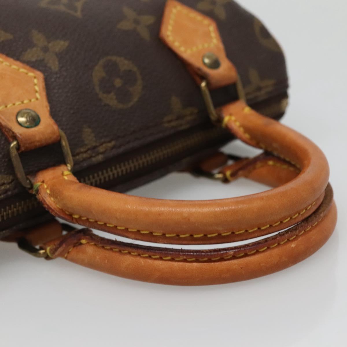 LOUIS VUITTON Monogram Mini Speedy Hand Bag M41534 LV Auth 140507