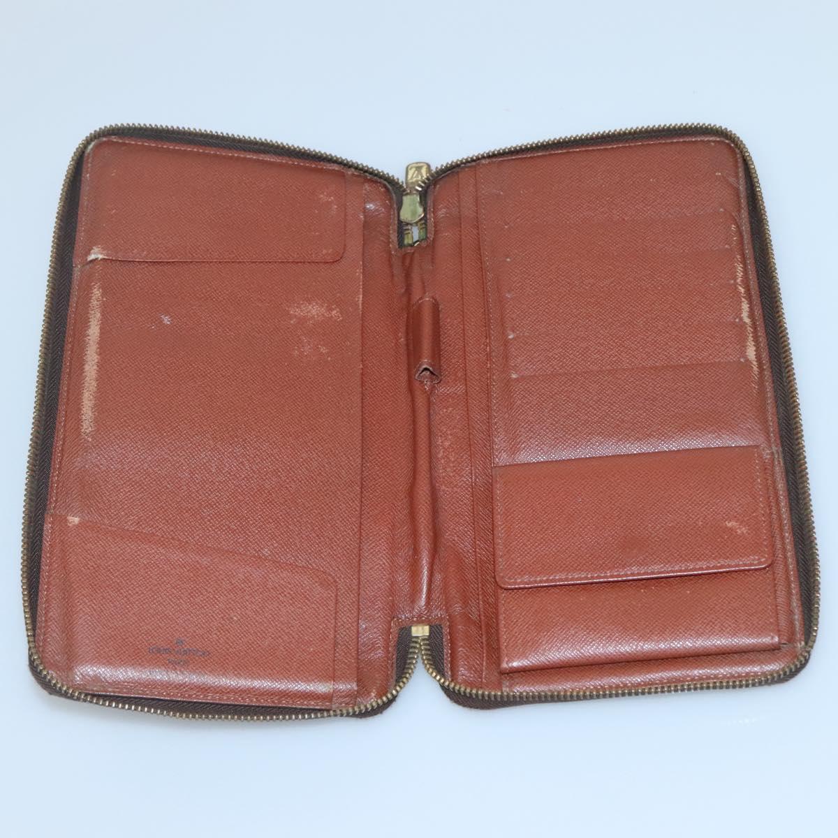 LOUIS VUITTON Monogram Organizer De Voyage Travel Case M60120 LV Auth 140511
