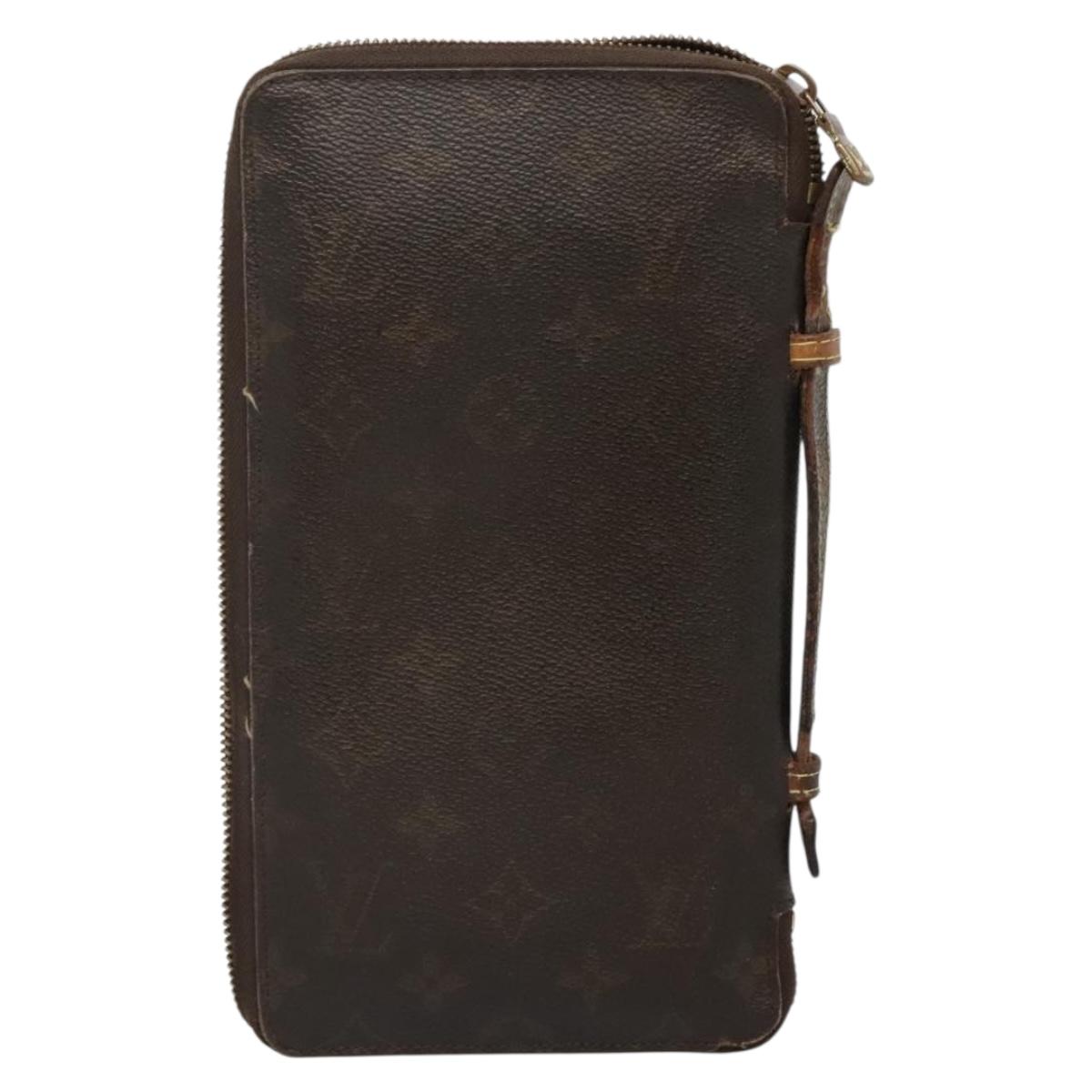 LOUIS VUITTON Monogram Organizer De Voyage Travel Case M60120 LV Auth 140511