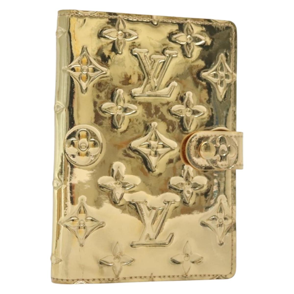 LOUIS VUITTON Monogram Miroir Agenda PM Day Planner Cover R20962 Auth 140514