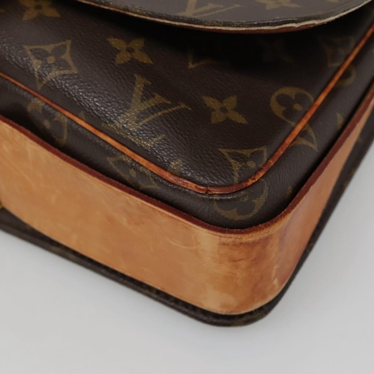 LOUIS VUITTON Monogram Cartouchiere GM Shoulder Bag M51252 LV Auth 140550