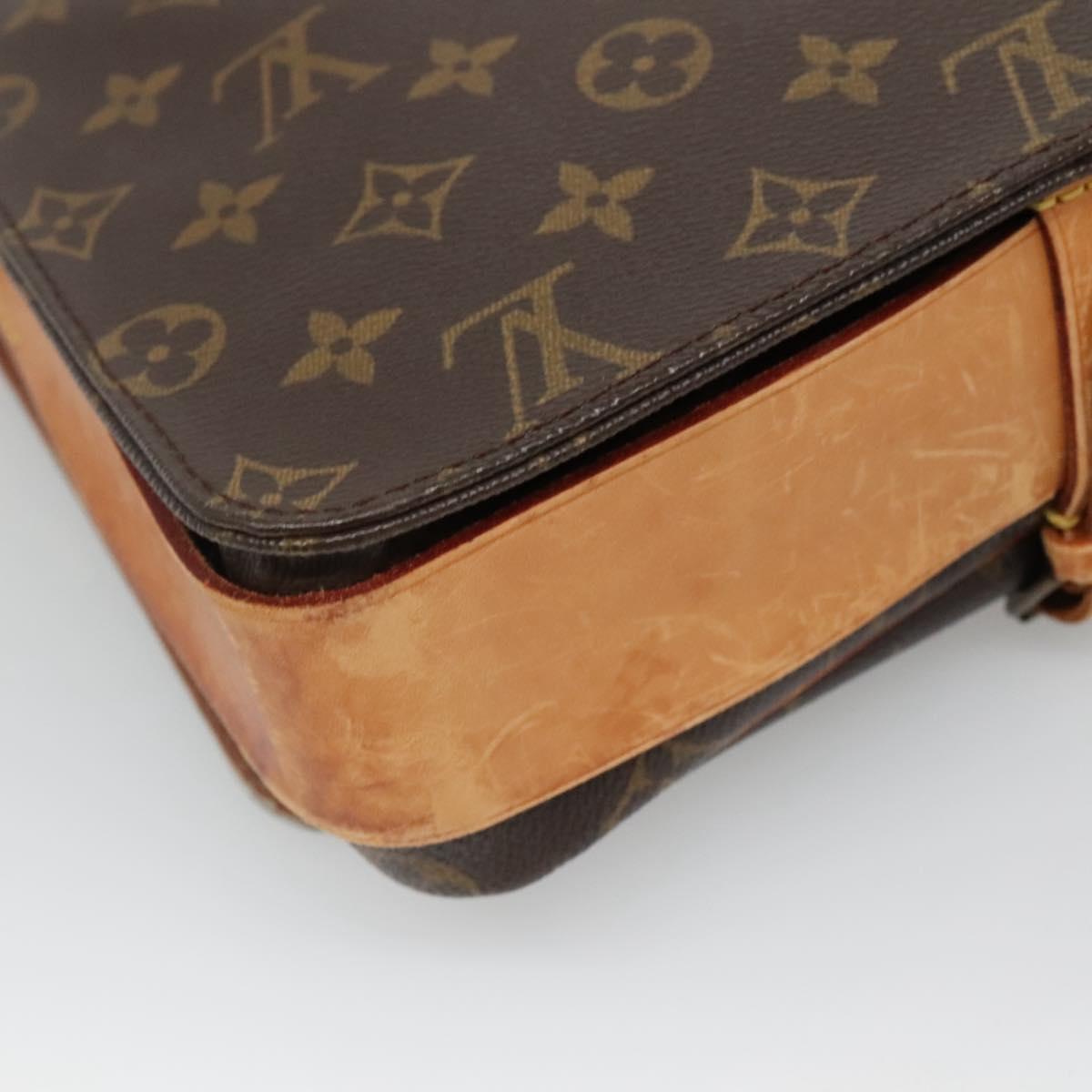 LOUIS VUITTON Monogram Cartouchiere GM Shoulder Bag M51252 LV Auth 140550